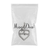 Maxbell Hollow Heart Urn Pendant Memorial Urn Keepsake Cremation Ash Holder Mom