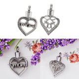 Maxbell Hollow Heart Urn Pendant Memorial Urn Keepsake Cremation Ash Holder Mom