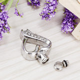 Maxbell Stainless Steel Heart Urn Pendant Memorial Urn Keepsake Cremation Ashes