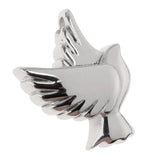 Maxbell Stainless Steel Pigeon Bird Shape Ash Urn Pendant Memorial Cremation Jewelry