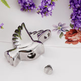 Maxbell Stainless Steel Pigeon Bird Shape Ash Urn Pendant Memorial Cremation Jewelry