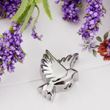 Maxbell Stainless Steel Pigeon Bird Shape Ash Urn Pendant Memorial Cremation Jewelry