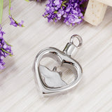Maxbell Lovely Puppy Dog Heart Urn Pendant Memorial Keepsake Cremation Ashes Locket