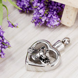Maxbell Lovely Puppy Dog Heart Urn Pendant Memorial Keepsake Cremation Ashes Locket