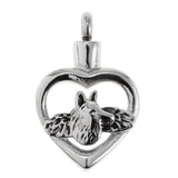 Maxbell Lovely Puppy Dog Heart Urn Pendant Memorial Keepsake Cremation Ashes Locket