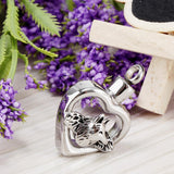 Maxbell Lovely Puppy Dog Heart Urn Pendant Memorial Keepsake Cremation Ashes Locket