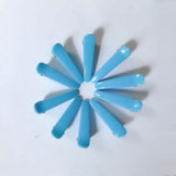 Maxbell 50Pcs Snap Hair Clips Cute Kids Girls Hairpin Duck-Bill Clips Gift Blue