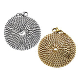 Maxbell Women Men Stainless Steel Hip Hop Cuban Curb Link Chain Necklace 60cm Gold