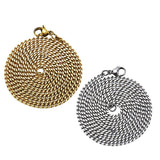 Maxbell Women Men Stainless Steel Hip Hop Cuban Curb Link Chain Necklace 60cm Gold