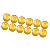 Max 12 Piece Mini Round Box Jewelry Earring Ear Studs Storage Box 5x3.5cm Yellow