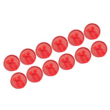 Max 12 Piece Round Box Jewelry Earring Ear Studs Weddings Birthday Gift Red