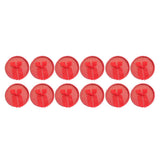 Max 12 Piece Round Box Jewelry Earring Ear Studs Weddings Birthday Gift Red