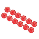 Max 12 Piece Round Box Jewelry Earring Ear Studs Weddings Birthday Gift Red