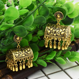 Max Fashion New Style Bohemian Tassel Ethnic Tribe Beads Dangle Earrings Gold
