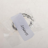 Maxbell Halloween Hiphop Punk Skull Head Skeleton Heart Pattern Party Costume Silver