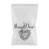 Maxbell Stainless Steel "Always in my heart " Pet Ash Urn Pendant Memorial Cremation