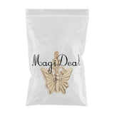 Maxbell Stainless Steel Butterfly Ash Urn Pendant Memorial Cremation Jewelry Gold