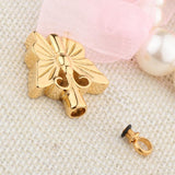 Maxbell Stainless Steel Butterfly Ash Urn Pendant Memorial Cremation Jewelry Gold