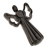 Maxbell Stainless Steel Angel Shape Pendant Memorial Perfume Ash Keepsake Black
