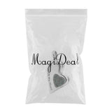 Maxbell Stainless Steel Crystal Memorial Urn Pendant Cremation Ashes Keepsake Green