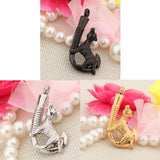 Maxbell Love Pet Dog Stainless Steel Fish Hook Cremation Memorial Ash Pendant Gold