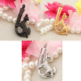Maxbell Love Pet Dog Stainless Steel Fish Hook Cremation Memorial Ash Pendant Gold