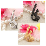 Maxbell Love Pet Dog Stainless Steel Fish Hook Cremation Memorial Ash Pendant Gold