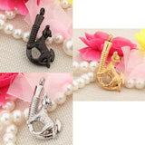 Maxbell Love Pet Dog Stainless Steel Fish Hook Cremation Memorial Ash Pendant Gold