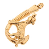 Maxbell Love Pet Dog Stainless Steel Fish Hook Cremation Memorial Ash Pendant Gold
