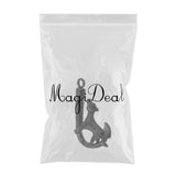 Maxbell Love Pet Dog Stainless Steel Fish Hook Cremation Memorial Ash Pendant Black