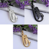 Maxbell Stainless Steel Fish Hook Angel Wing Pendant Cremation Ashes Keepsake Golden