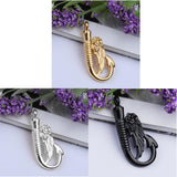 Maxbell Stainless Steel Fish Hook Angel Wing Pendant Cremation Ashes Keepsake Golden