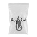 Maxbell Stainless Steel Fish Hook Angel Wing Pendant Cremation Ashes Keepsake Black