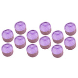 Maxbell 12 Piece Mini Round Box Jewelry Earring Ear Studs Storage Box 5x3.5cm Purple