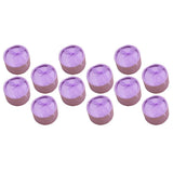 Maxbell 12 Piece Mini Round Box Jewelry Earring Ear Studs Storage Box 5x3.5cm Purple