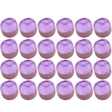 Maxbell 12 Piece Mini Round Box Jewelry Earring Ear Studs Storage Box 5x3.5cm Purple