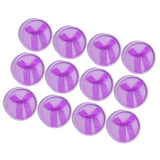 Maxbell 12 Piece Round Box Jewelry Earring Ear Studs Weddings Birthday Gift Purple