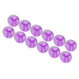 Maxbell 12 Piece Round Box Jewelry Earring Ear Studs Weddings Birthday Gift Purple