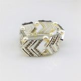 Maxbell Elegant Wedding Bridal Stretch Clear Rhinestone Bracelet Bangle  Silvery