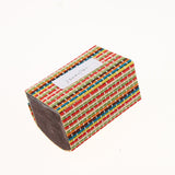 Maxbell Bamboo Wood Handmade Jewelry Trinkets Organizer Box Case 9x6x6cm Colorful