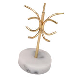 Maxbell 4 Style Marbling Resin Vintage Nordic Jewelry Organizer Rack Ring Rack