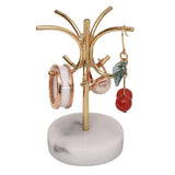 Maxbell 4 Style Marbling Resin Vintage Nordic Jewelry Organizer Rack Ring Rack