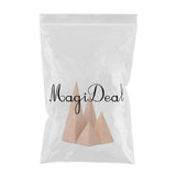 Maxbell 4 Pieces/Set Natural Wooden Ring Display Stand Organizer Holder Rack 3.6/5.5/7.5/9.7cm Assorted Size Pyramid Geometric