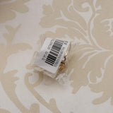 Maxbell Love Mini Heart Shape Silk Chiffon Scarf Clip Ring Shawl Holder Clasp Golden