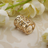 Maxbell Scarf Ring Modern Simple Cylinder Scarf Buckle Gift Valentine's Mother's Day Gold
