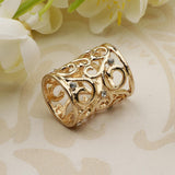 Maxbell Scarf Ring Modern Simple Cylinder Scarf Buckle Gift Valentine's Mother's Day Gold