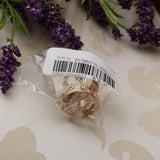 Maxbell Hollow Out Cylinder Scissor Shape Silk Chiffon Scarf Shawl Holder Gold