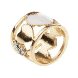 Maxbell Scarf Buckle Ring Golden