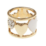 Maxbell Scarf Buckle Ring Golden