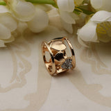Maxbell Scarf Buckle Ring Golden